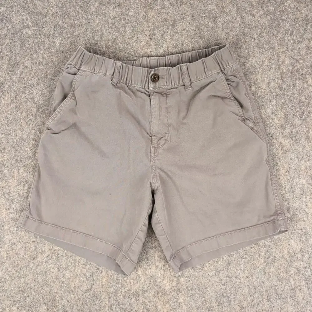 Barebottom Shorts Mens Medium Gray Chino 7